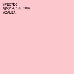 #FEC7D0 - Azalea Color Image