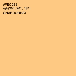 #FEC983 - Chardonnay Color Image