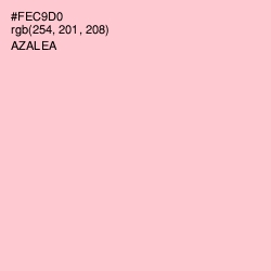 #FEC9D0 - Azalea Color Image