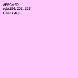 #FECAFD - Pink Lace Color Image