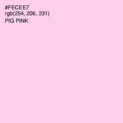 #FECEE7 - Classic Rose Color Image