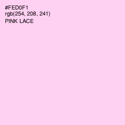 #FED0F1 - Pink Lace Color Image