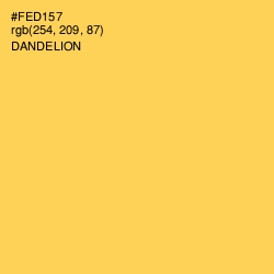 #FED157 - Dandelion Color Image