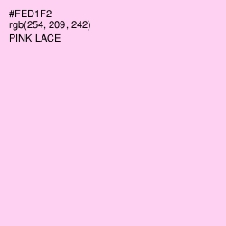 #FED1F2 - Pink Lace Color Image