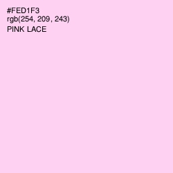 #FED1F3 - Pink Lace Color Image