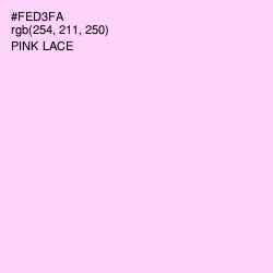 #FED3FA - Pink Lace Color Image