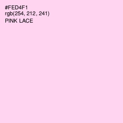 #FED4F1 - Pink Lace Color Image