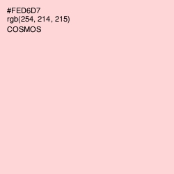 #FED6D7 - Cosmos Color Image