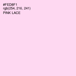 #FED8F1 - Pink Lace Color Image
