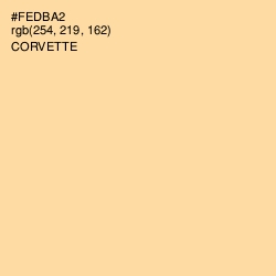 #FEDBA2 - Corvette Color Image