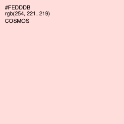 #FEDDDB - Cosmos Color Image