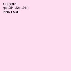 #FEDDF1 - Pink Lace Color Image