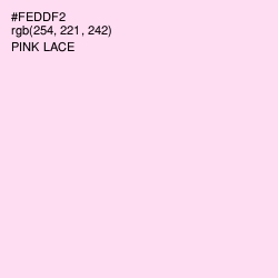 #FEDDF2 - Pink Lace Color Image