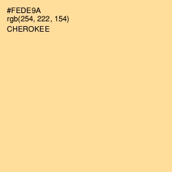 #FEDE9A - Cherokee Color Image