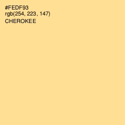 #FEDF93 - Cherokee Color Image