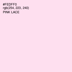 #FEDFF0 - Pink Lace Color Image