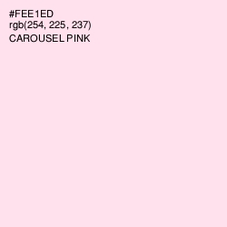 #FEE1ED - Carousel Pink Color Image