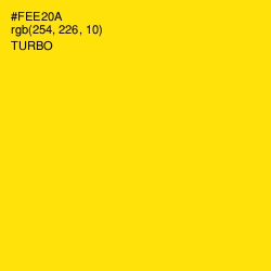 #FEE20A - Turbo Color Image