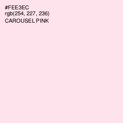#FEE3EC - Carousel Pink Color Image