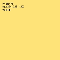 #FEE478 - Kournikova Color Image