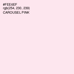 #FEE6EF - Carousel Pink Color Image