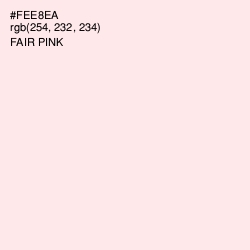 #FEE8EA - Fair Pink Color Image