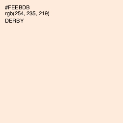 #FEEBDB - Derby Color Image
