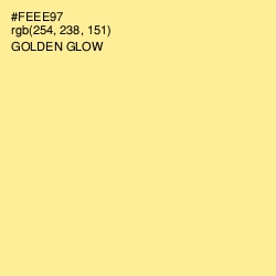 #FEEE97 - Golden Glow Color Image