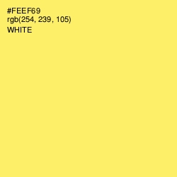 #FEEF69 - Festival Color Image