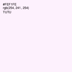 #FEF1FE - Tutu Color Image