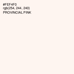 #FEF4F0 - Provincial Pink Color Image