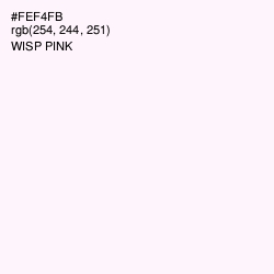 #FEF4FB - Wisp Pink Color Image