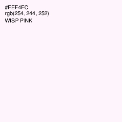 #FEF4FC - Wisp Pink Color Image