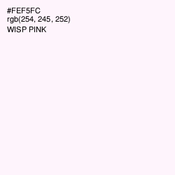 #FEF5FC - Wisp Pink Color Image