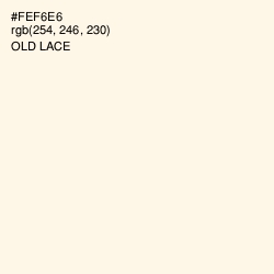 #FEF6E6 - Old Lace Color Image
