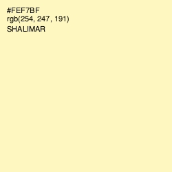 #FEF7BF - Shalimar Color Image