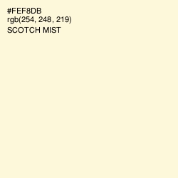 #FEF8DB - Scotch Mist Color Image