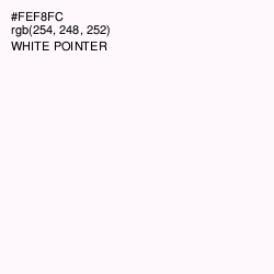 #FEF8FC - White Pointer Color Image