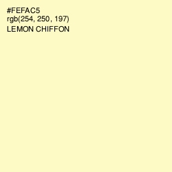 #FEFAC5 - Lemon Chiffon Color Image