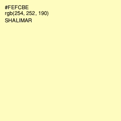 #FEFCBE - Shalimar Color Image
