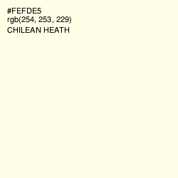#FEFDE5 - Chilean Heath Color Image