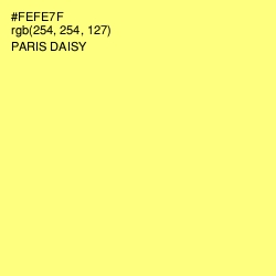 #FEFE7F - Paris Daisy Color Image