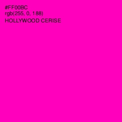 #FF00BC - Hollywood Cerise Color Image