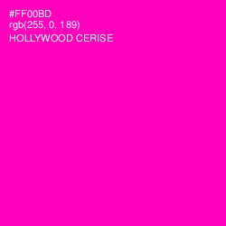 #FF00BD - Hollywood Cerise Color Image