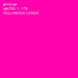 #FF01AF - Hollywood Cerise Color Image