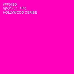 #FF01BD - Hollywood Cerise Color Image