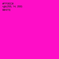 #FF0EC8 - Shocking Pink Color Image