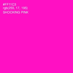 #FF11C3 - Shocking Pink Color Image