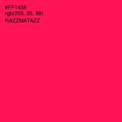 #FF1458 - Razzmatazz Color Image