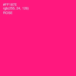 #FF187E - Rose Color Image